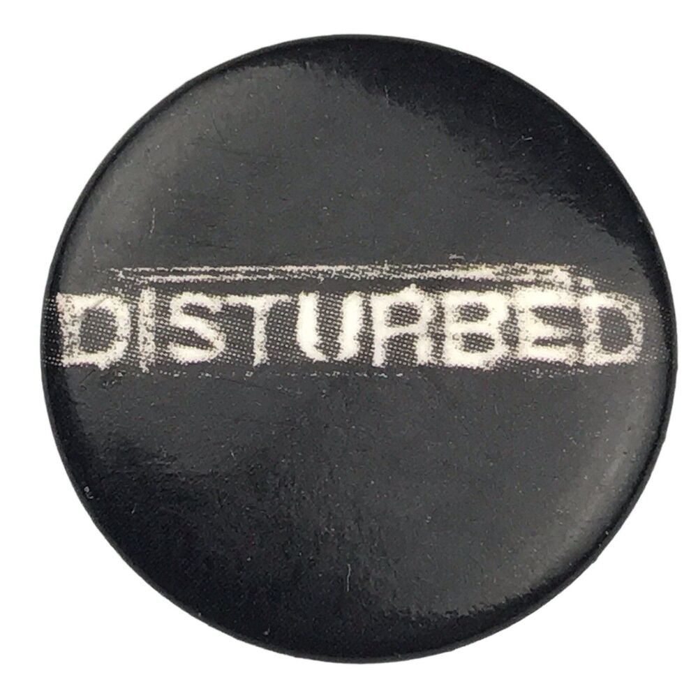 Disturbed Small Rock Band Group Music Pin Button Pinback